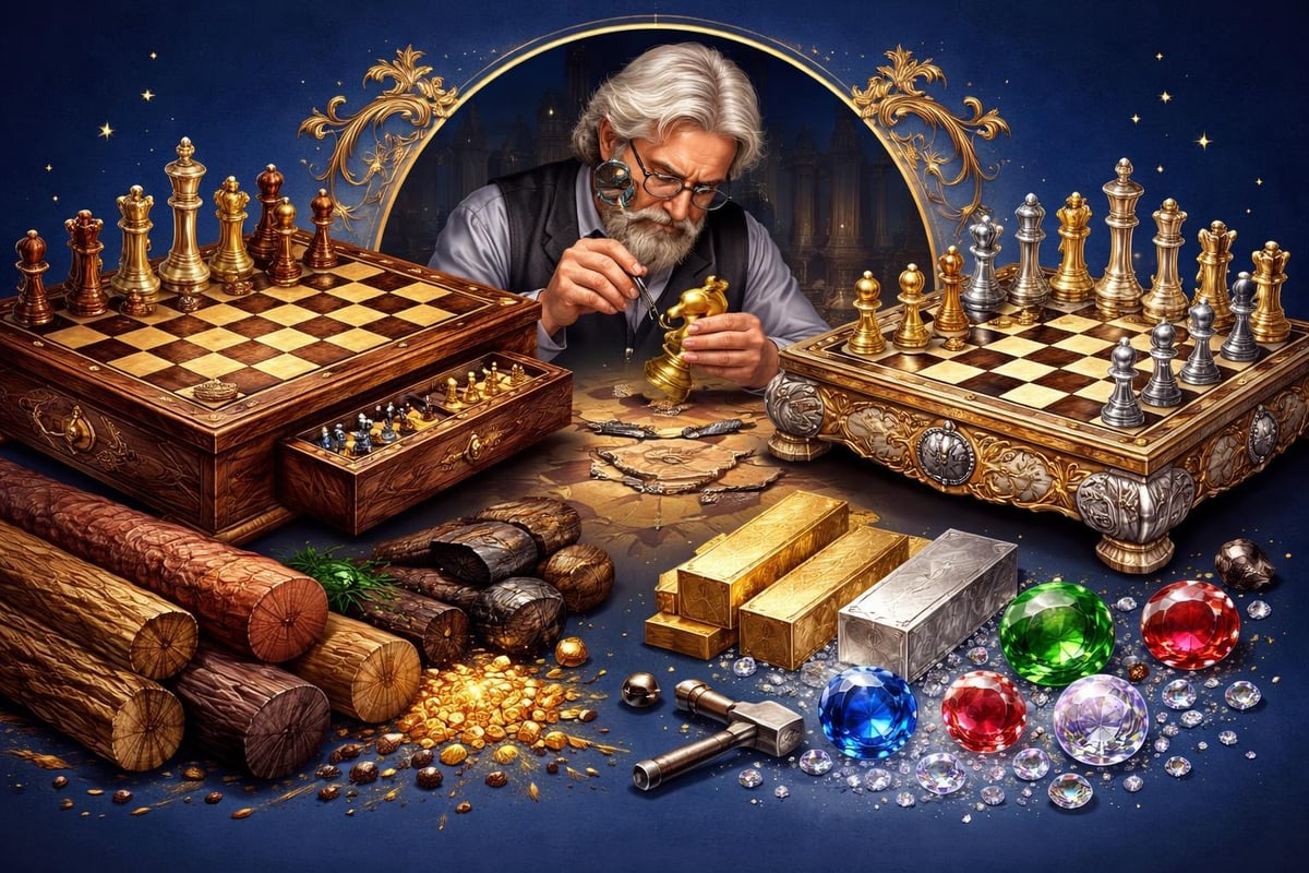 Premium chess set materials