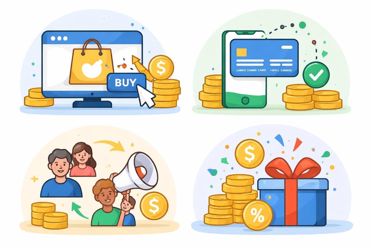 ShopBack earning methods