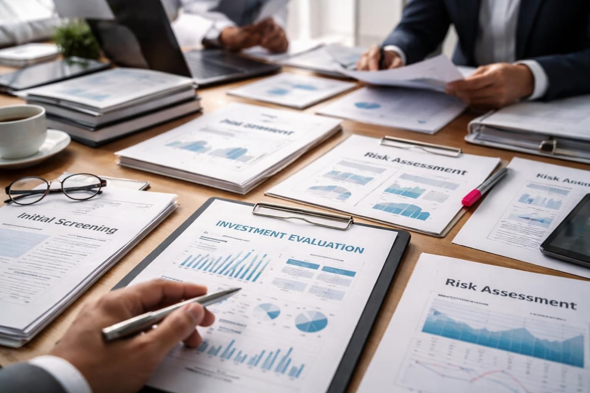 Investment due diligence workflow stages