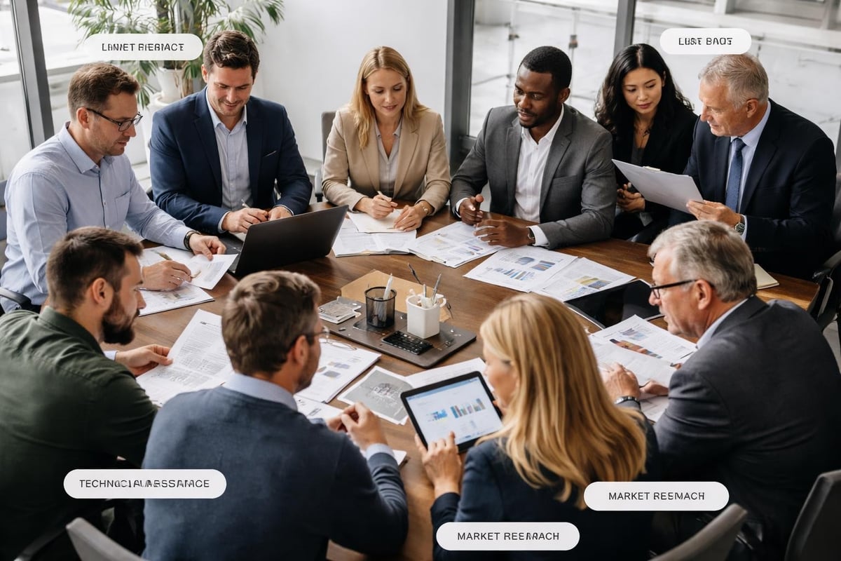 Due diligence team structure