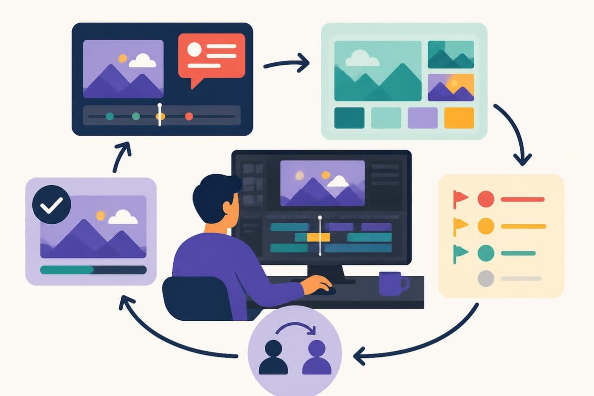Effective video feedback process