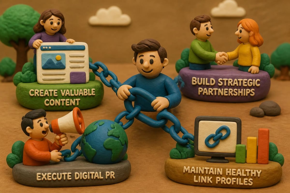 Web Agency SEO: Strategies to Drive Organic Growth 3 Link building strategy components