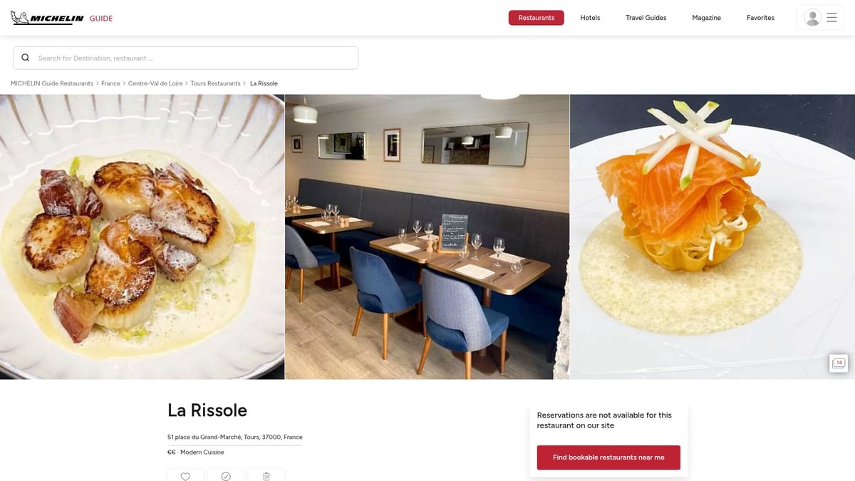 8 Must-Try Restaurants in Tours for 2026 Food Lovers - La Rissole