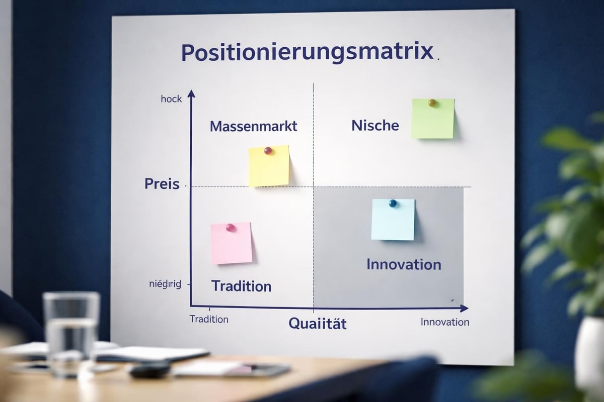 Positionierungsmatrix Marketing