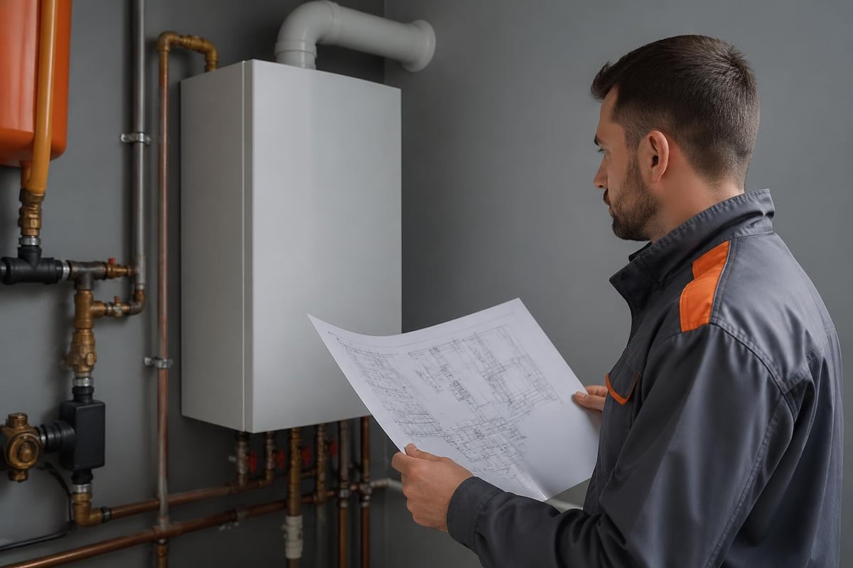 Water boiler installation planning