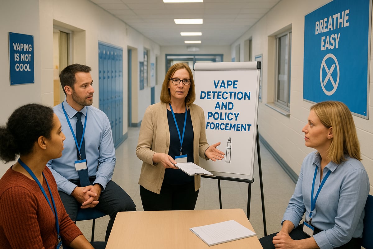 Implementing and Enforcing the Vape Policy