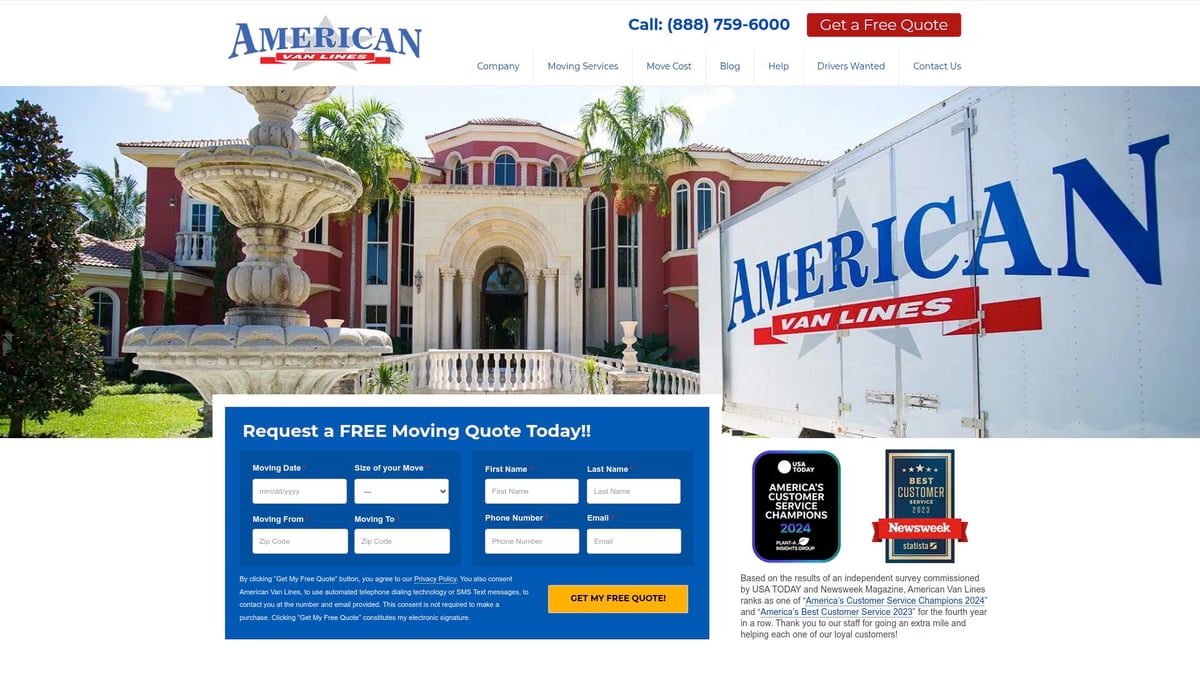 9 Essential Best Cross Country Moving Companies for 2026 - American Van Lines