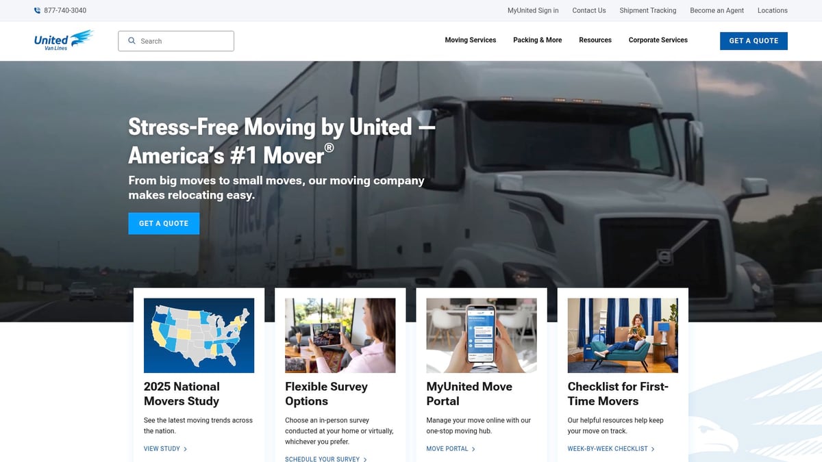 9 Essential Best Cross Country Moving Companies for 2026 - United Van Lines