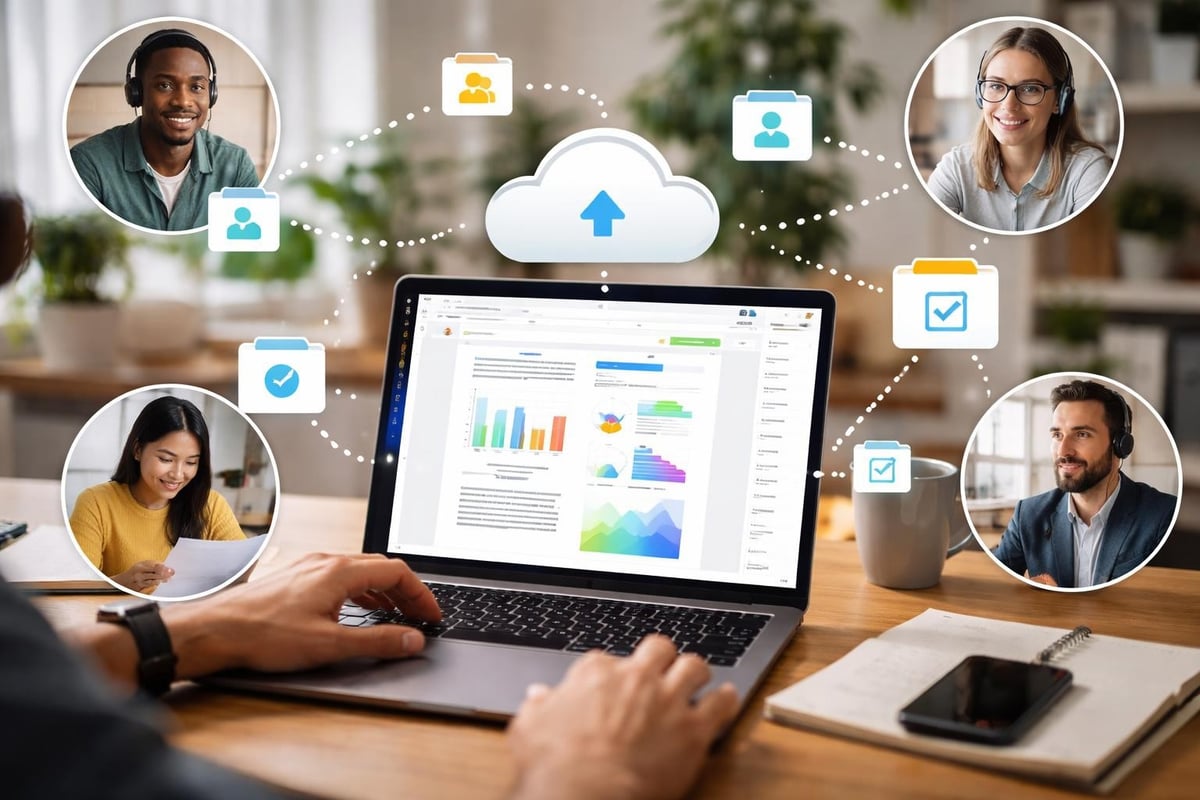 Team-Kollaboration Web Cloud