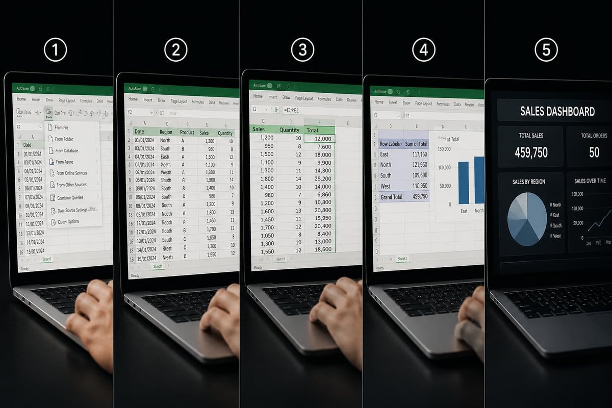 Excel automation workflow