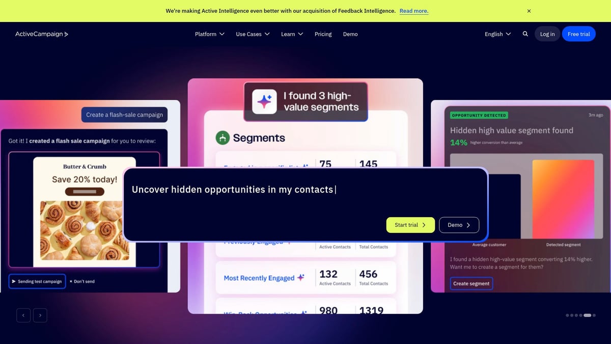 Top 8 Newsletter Tool Empfehlungen 2026 f&uuml;r erfolgreiches Marketing - ActiveCampaign &ndash; F&uuml;r Marketing-Automation auf h&ouml;chstem Niveau