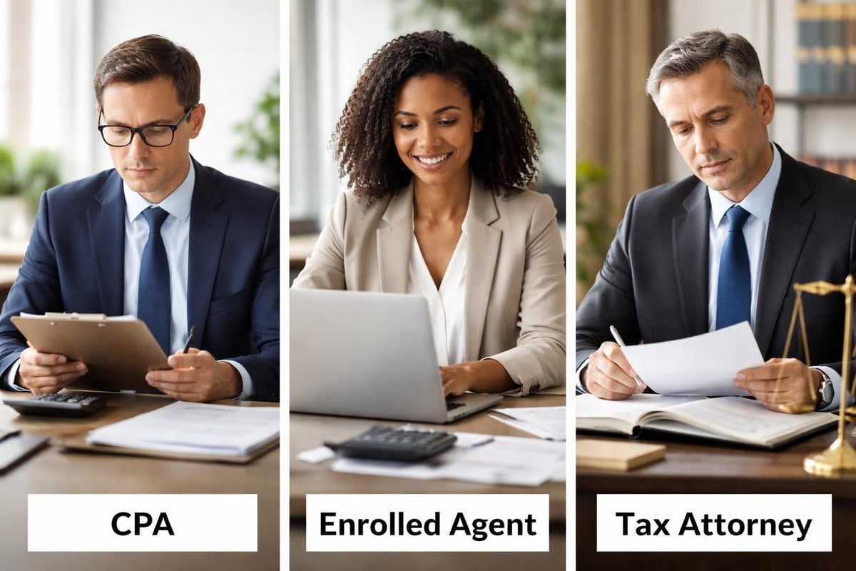 Types of tax professionals and their credentials