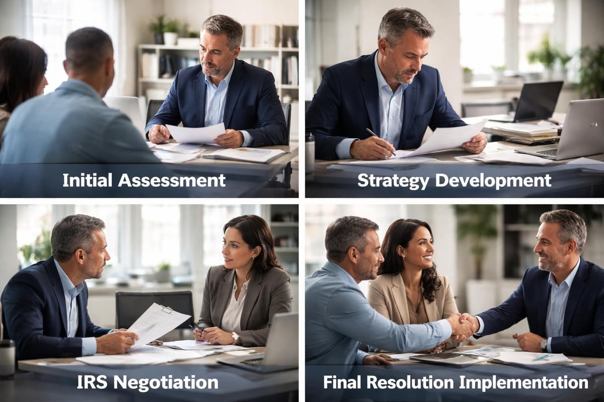 IRS problem resolution workflow