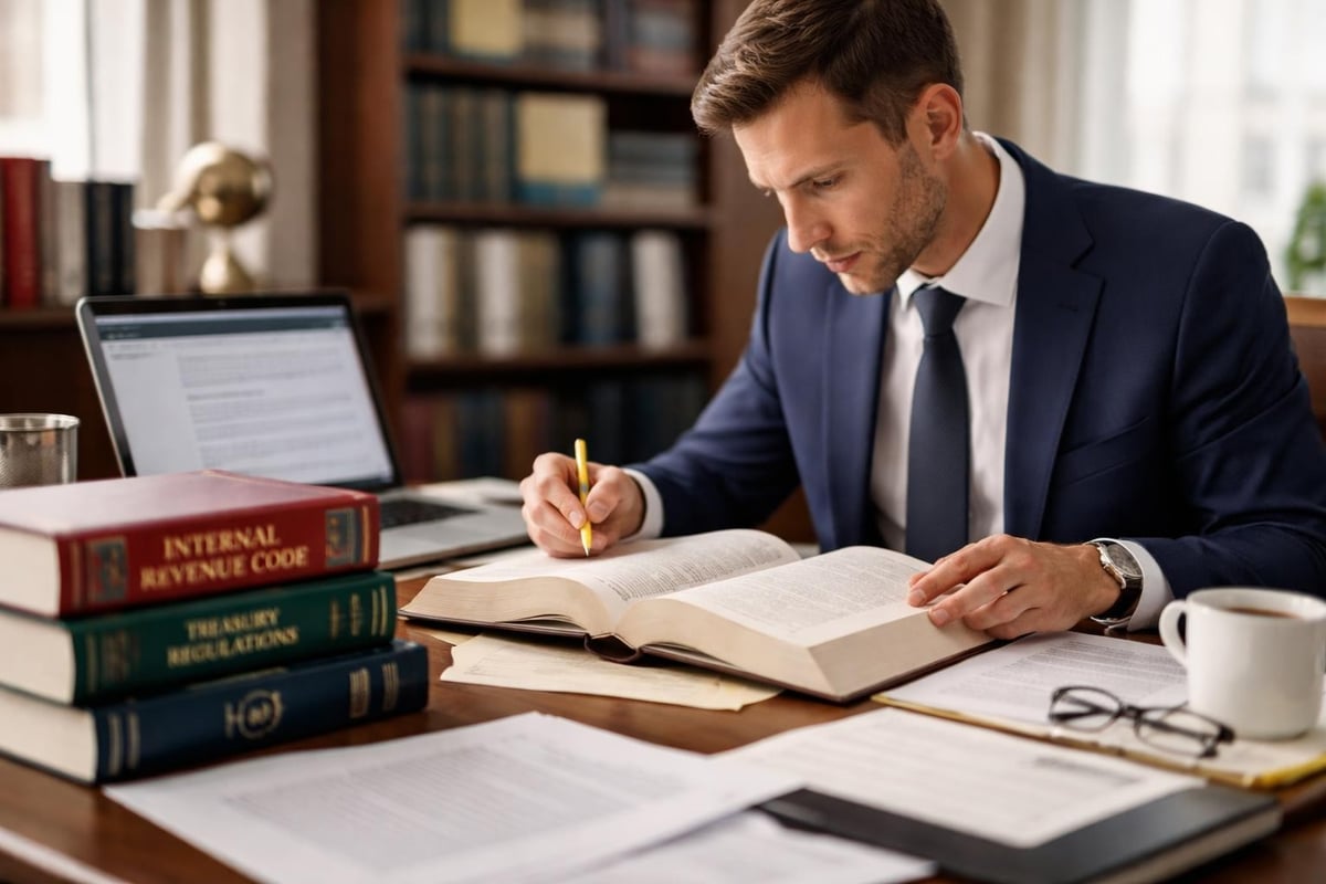 Tax law research process