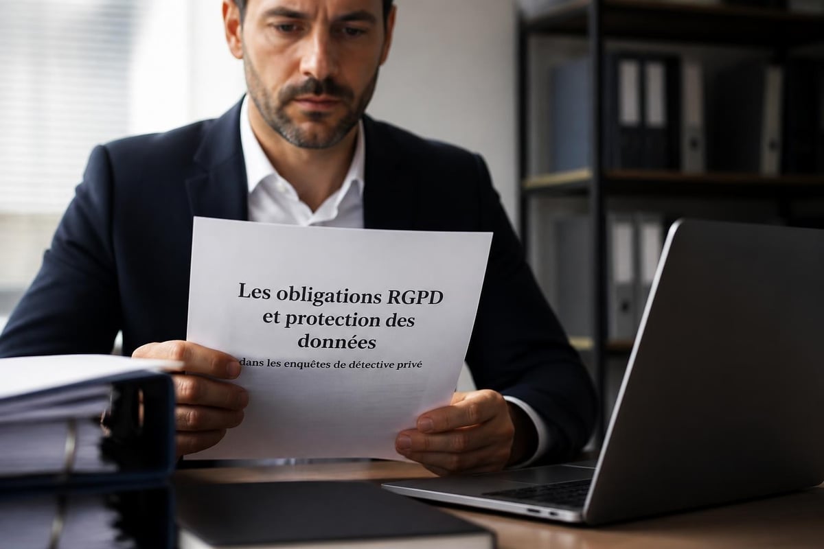 Protection données personnelles enquêtes privées