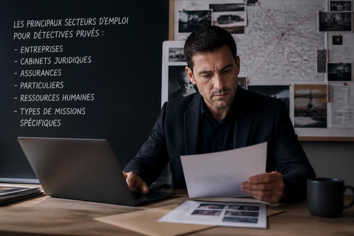 Débouchés professionnels détective privé