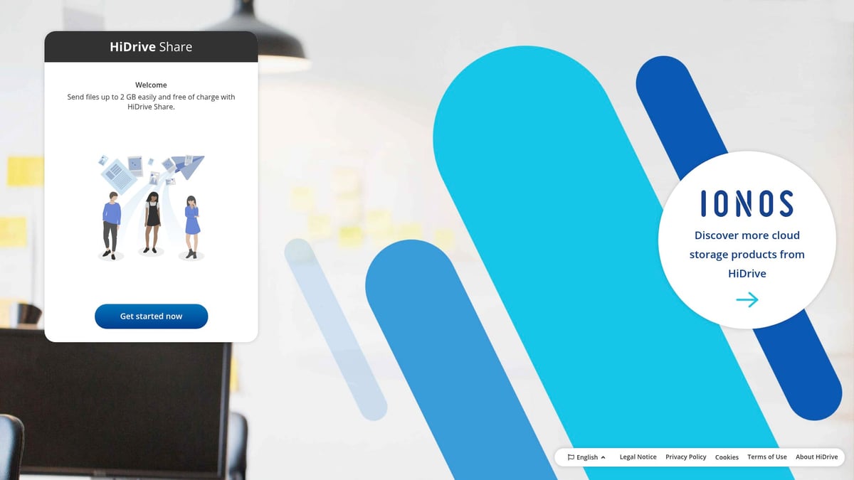 7 Clevere Wege, Große Dateien Versenden 2026 - HiDrive Share – DSGVO-konformer Gratis-Versand bis 2 GB