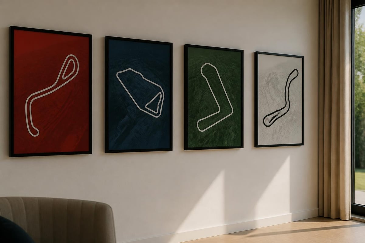 Formula 1 circuit layouts