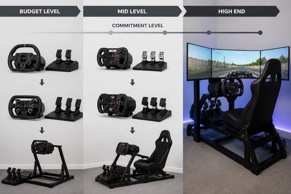 F1 gaming setup