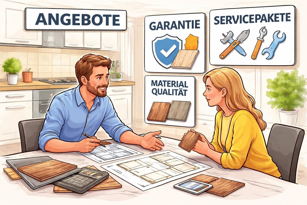 Verhandlungsgespräch Küchenkauf