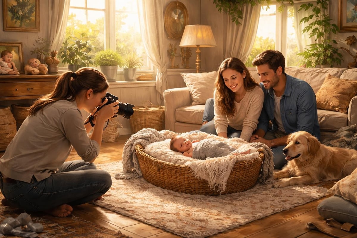 Benefits of home newborn sessions