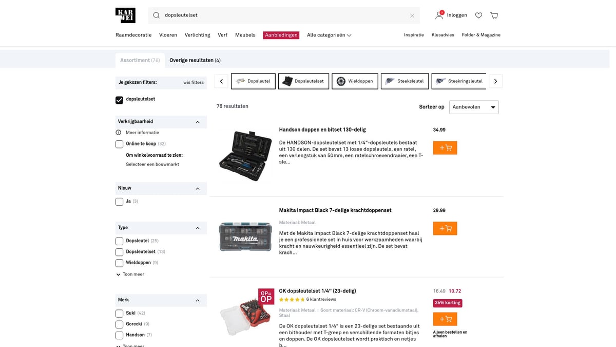 9x Goedkoop Gereedschap Voor Slim Klussen In 2026 - Dopsleutelset – Suki, vaak < €20