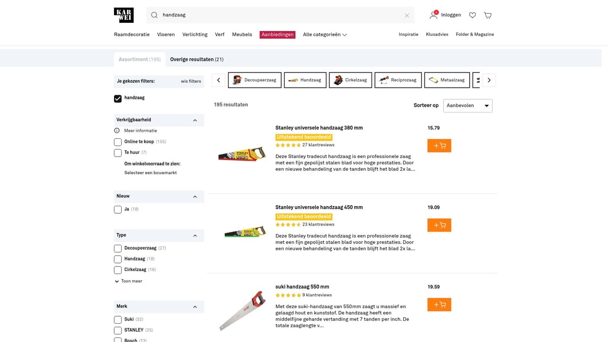 9x Goedkoop Gereedschap Voor Slim Klussen In 2026 - Handzaag – Stanley, vanaf €7,99