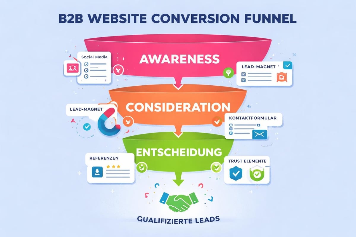 Lead-Generierung Website-Funnel