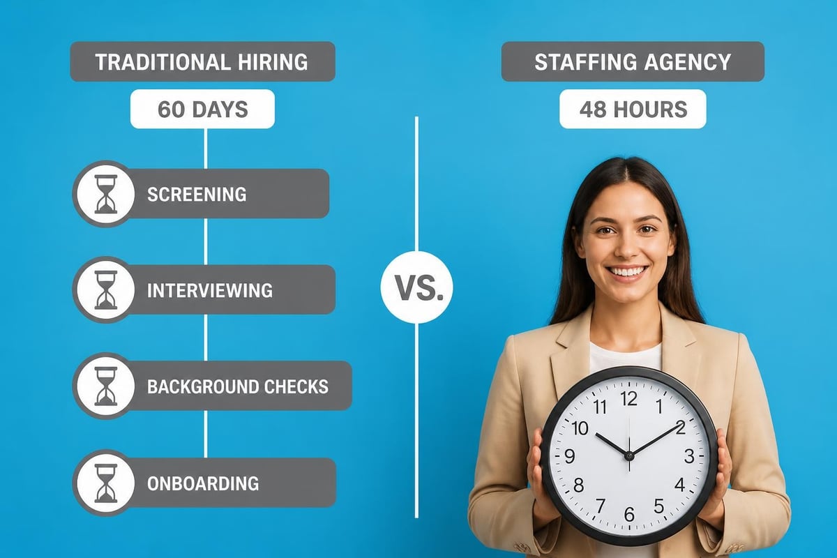Staffing agency speed advantage