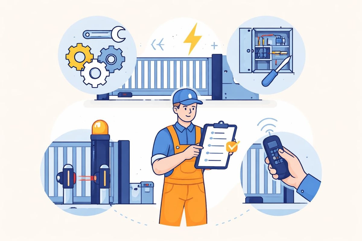 Electric Gate Service: Maintenance &Amp; Repair Guide 2026 1 Electric Gate Service Inspection Checklist