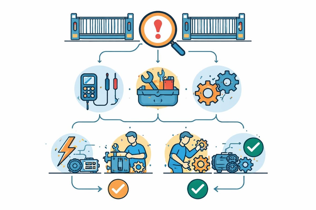 Electric Gate Service: Maintenance &Amp; Repair Guide 2026 2 Electric Gate Troubleshooting Diagram