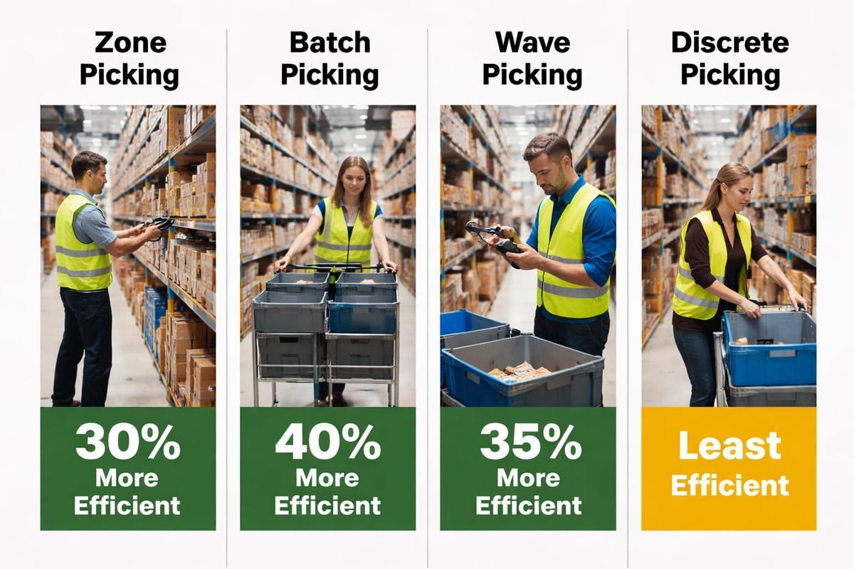 Warehouse picking strategies