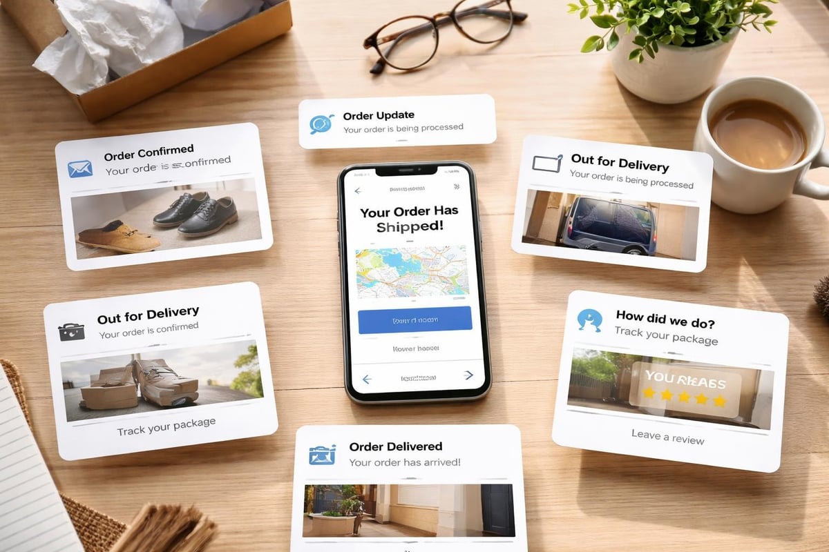Customer communication timeline