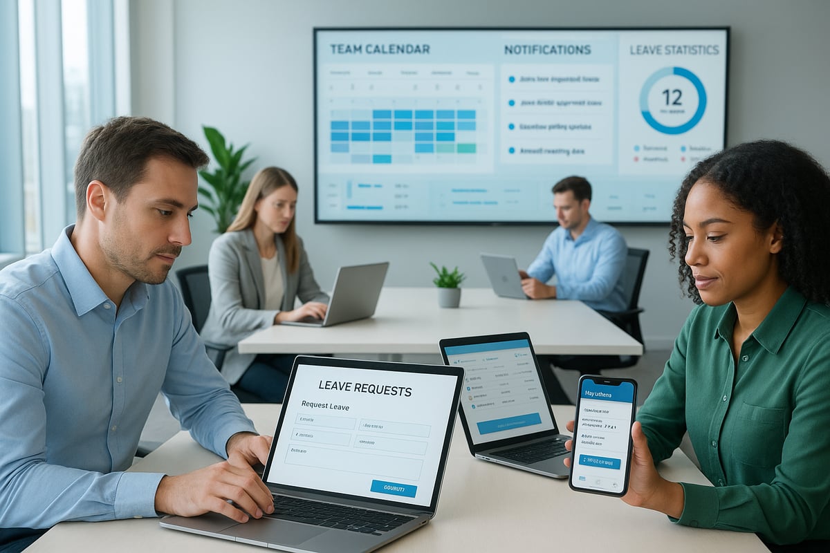 Belangrijkste functies van moderne verlofregistratie software