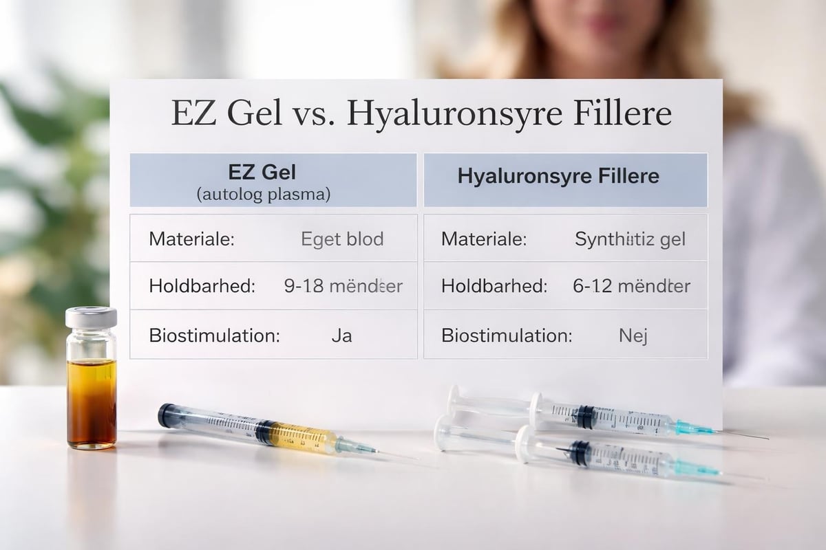 Comparison of filler types