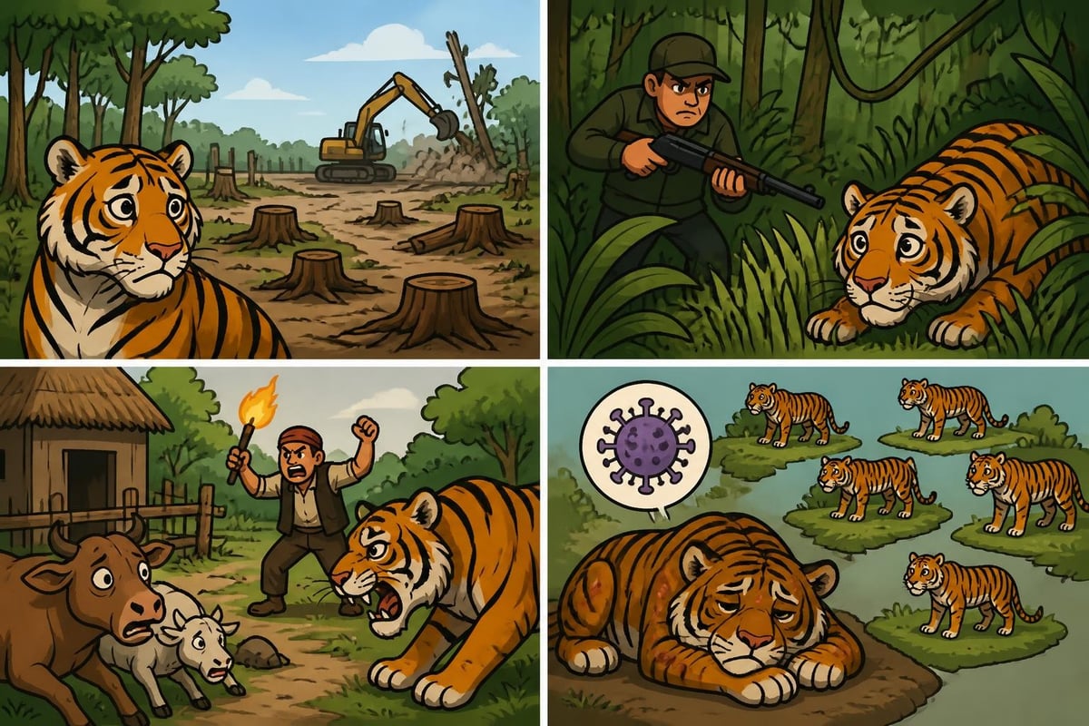 Tiger conservation challenges