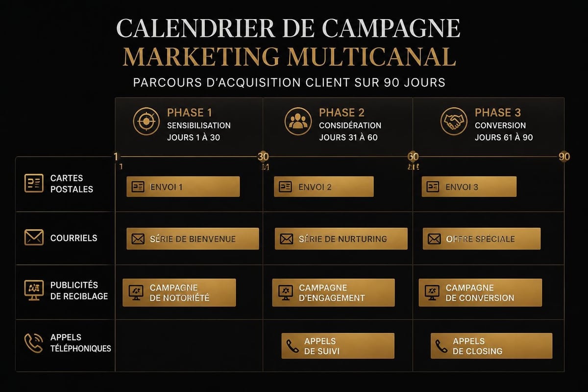 Planning campagne postcard marketing