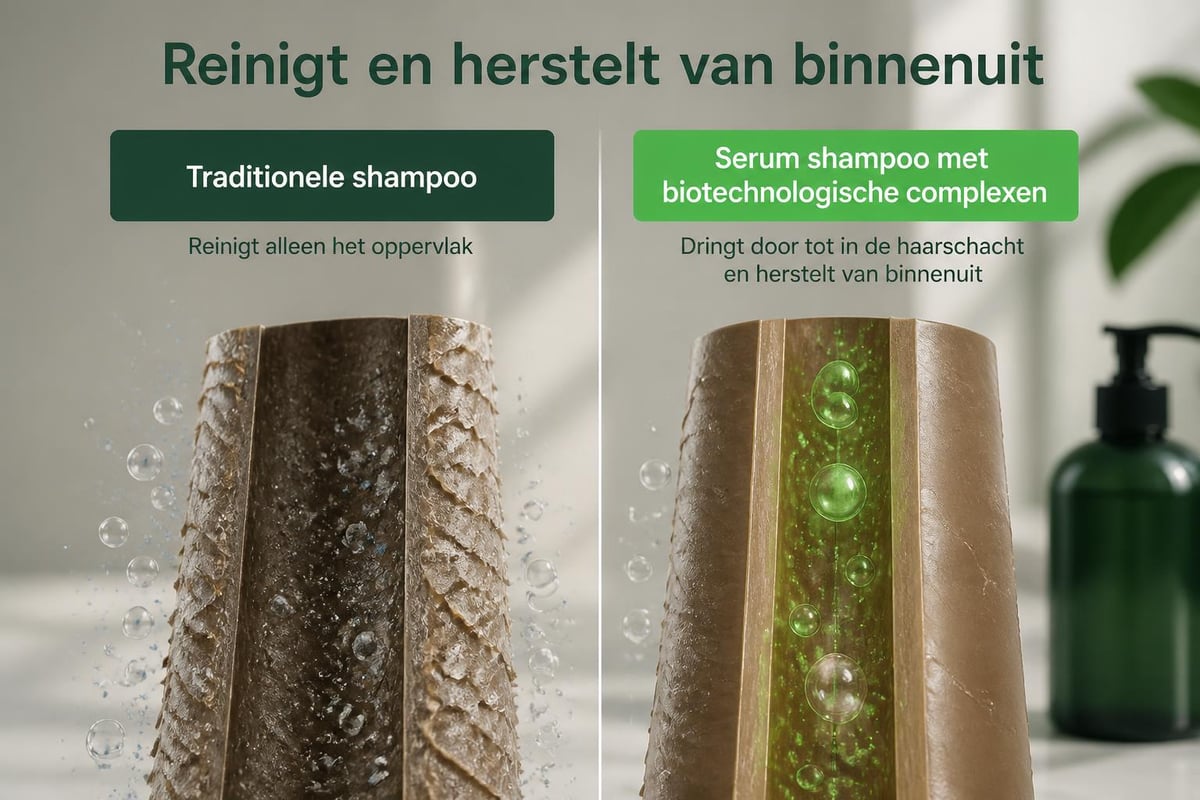 Serum shampoo moleculaire structuur