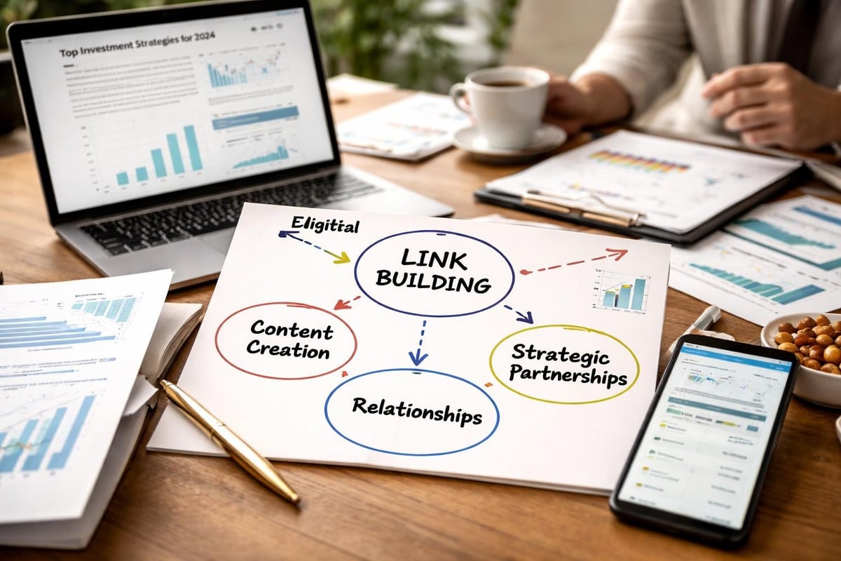 Link building strategy components