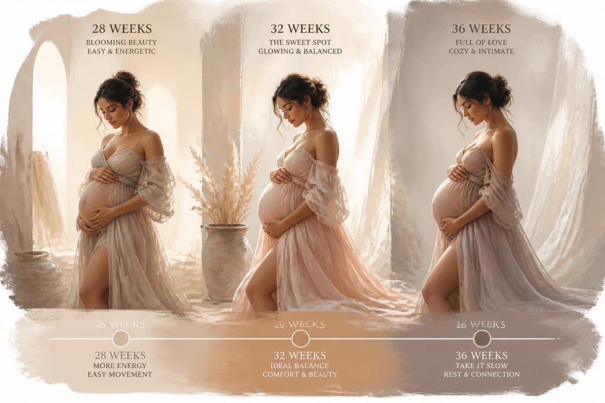 Maternity photography timeline planning