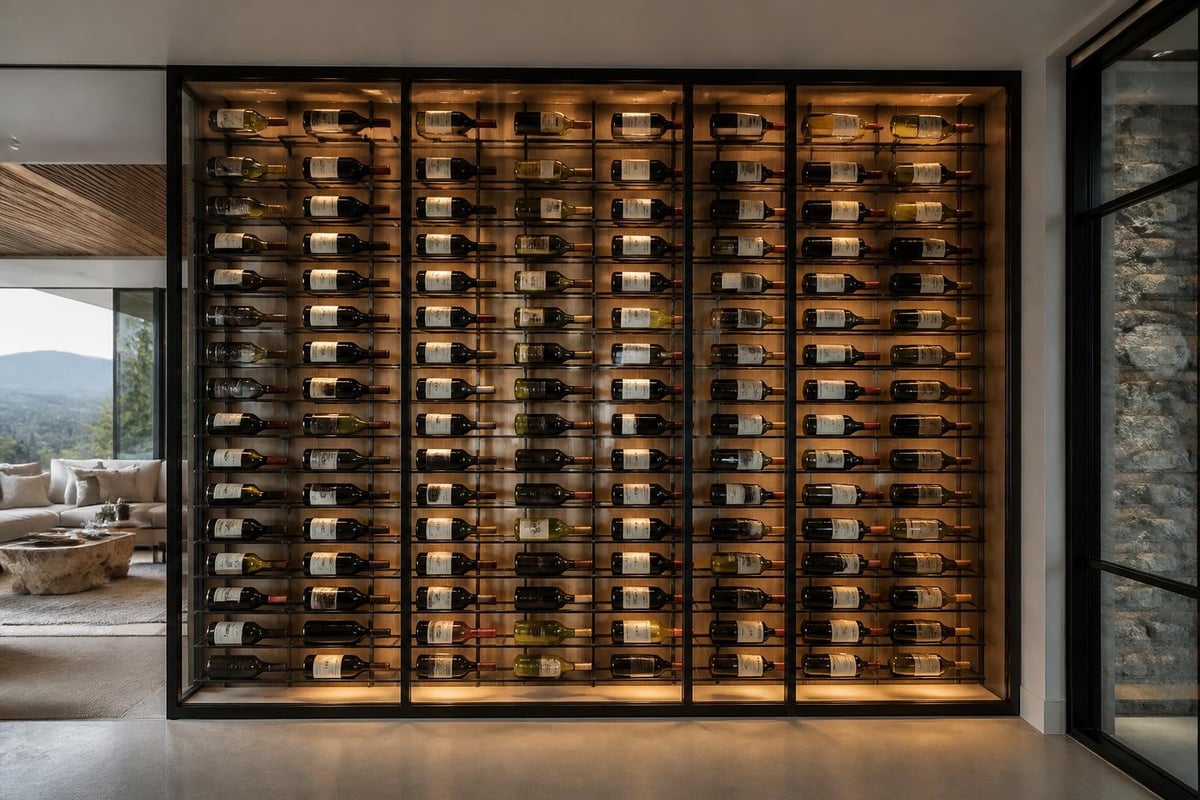 Wine storage design Museliving