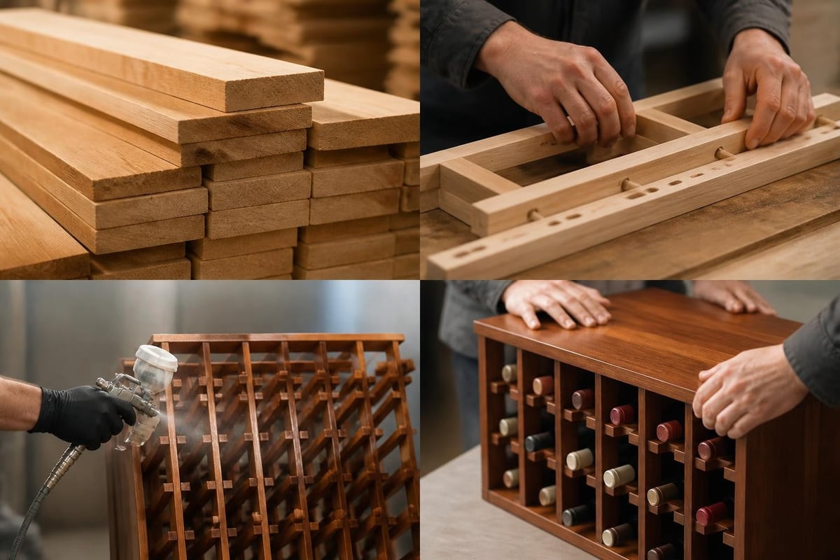 Wood craftsmanship process