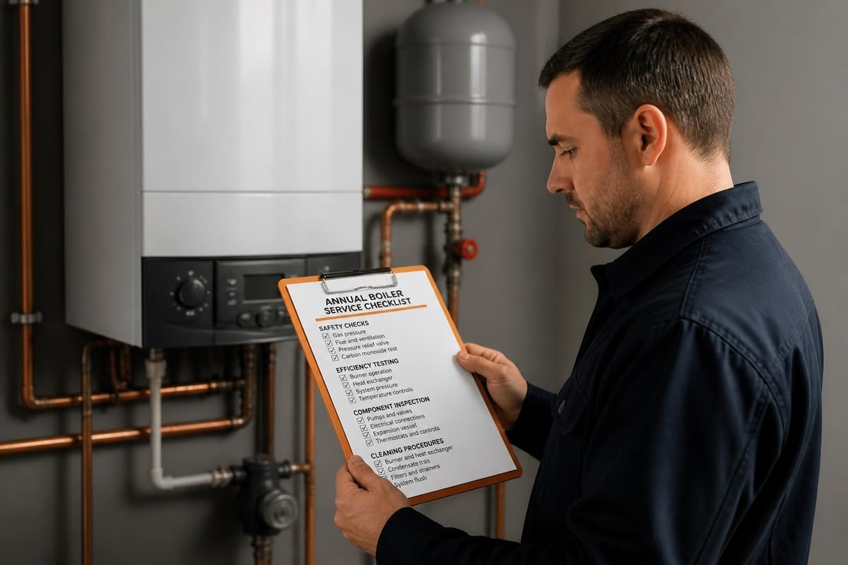Boiler maintenance schedule