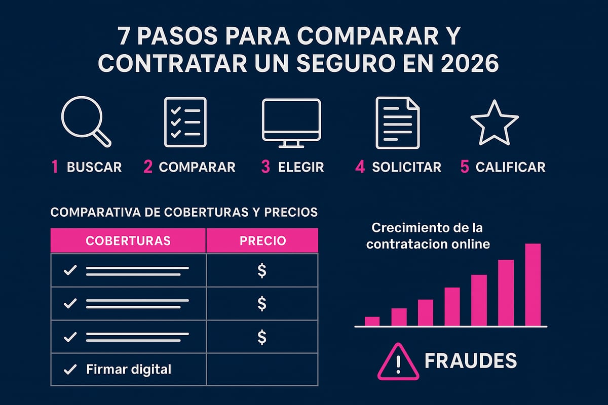 Tu Seguro Ya: Guía Esencial para Elegir en 2026 3 Los 7 pasos para comparar y contratar tu seguro ya en 2026