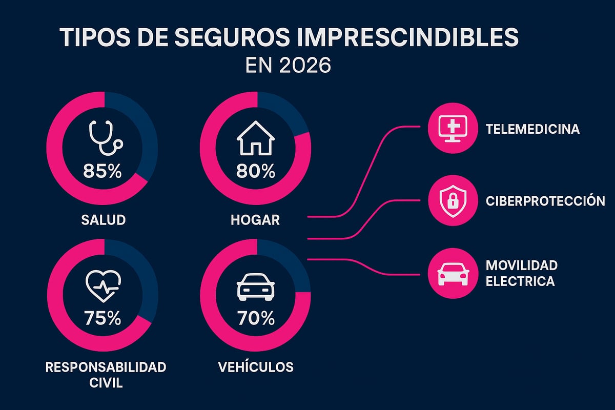 Tu Seguro Ya: Guía Esencial para Elegir en 2026 2 Tipos de seguros imprescindibles en 2026 y cómo elegir el adecuado