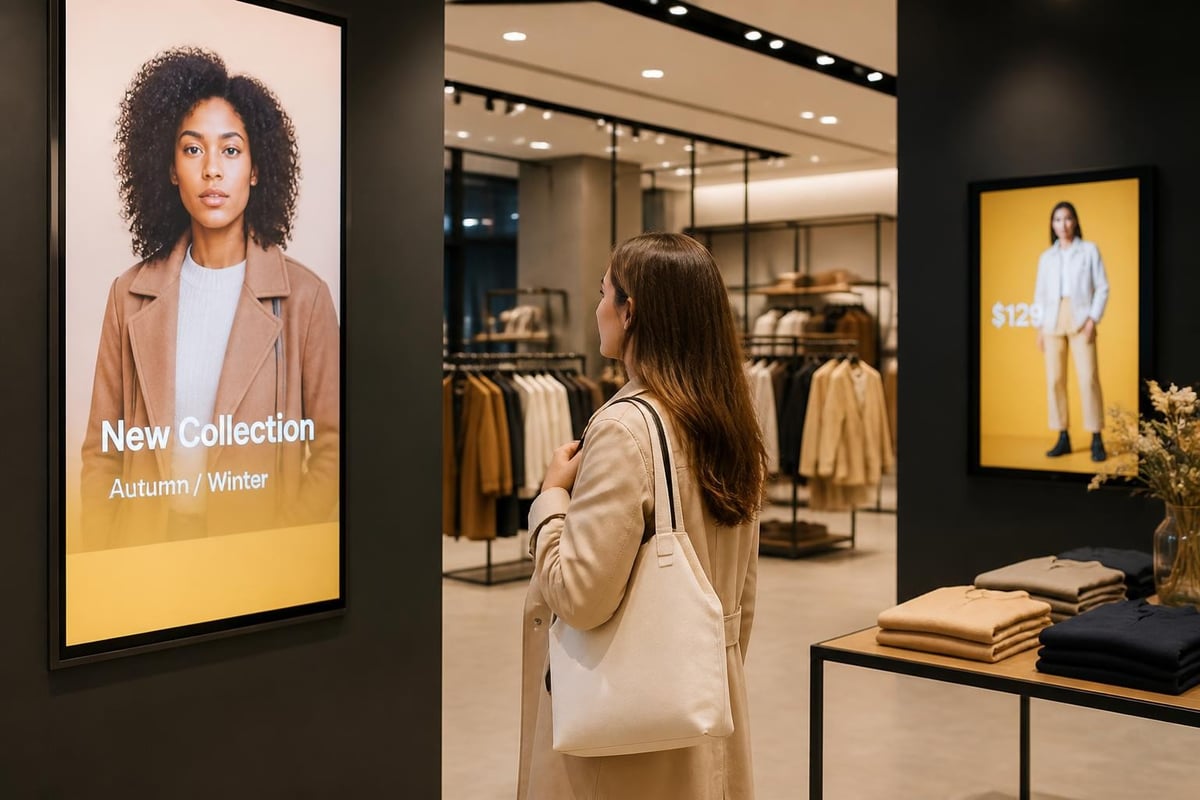 Digital signage content types