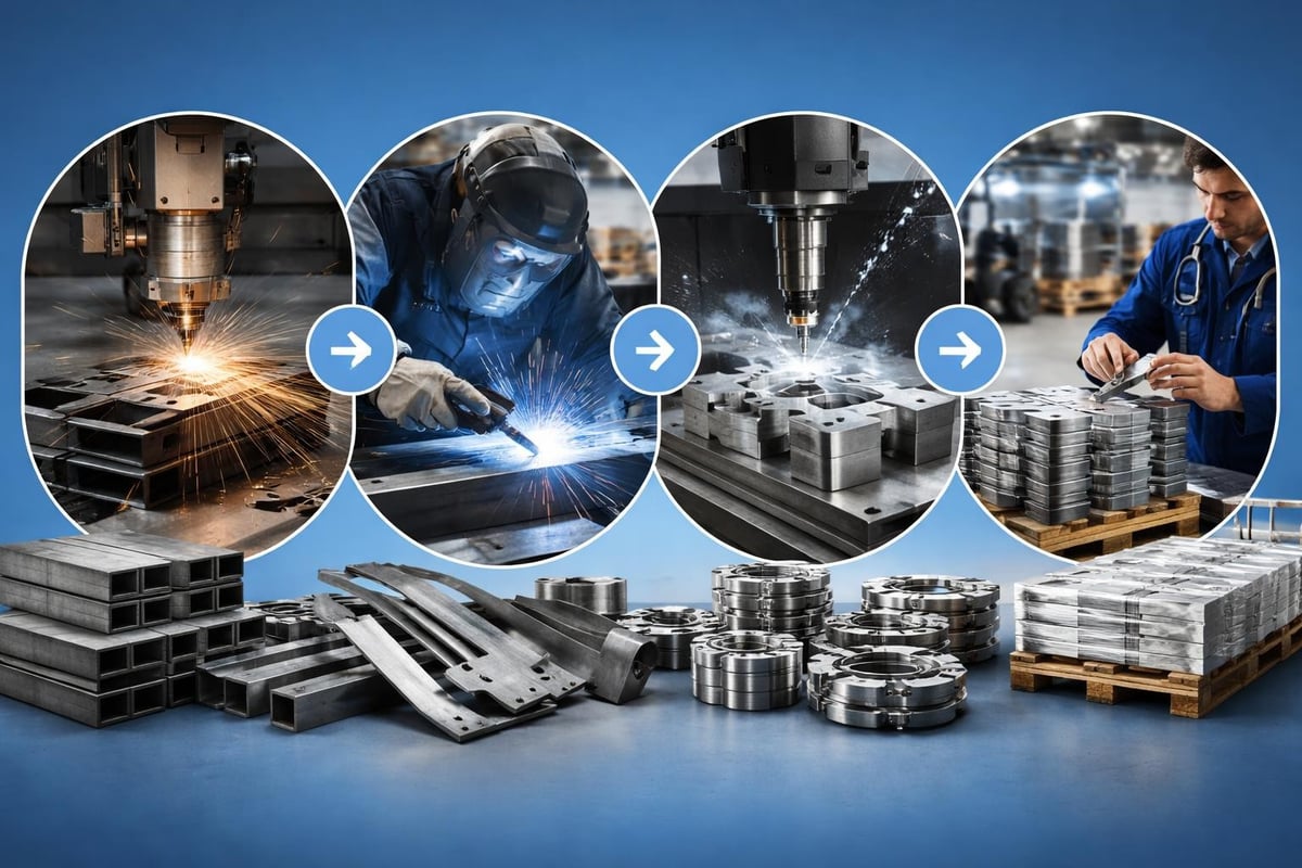 Metal processing workflow