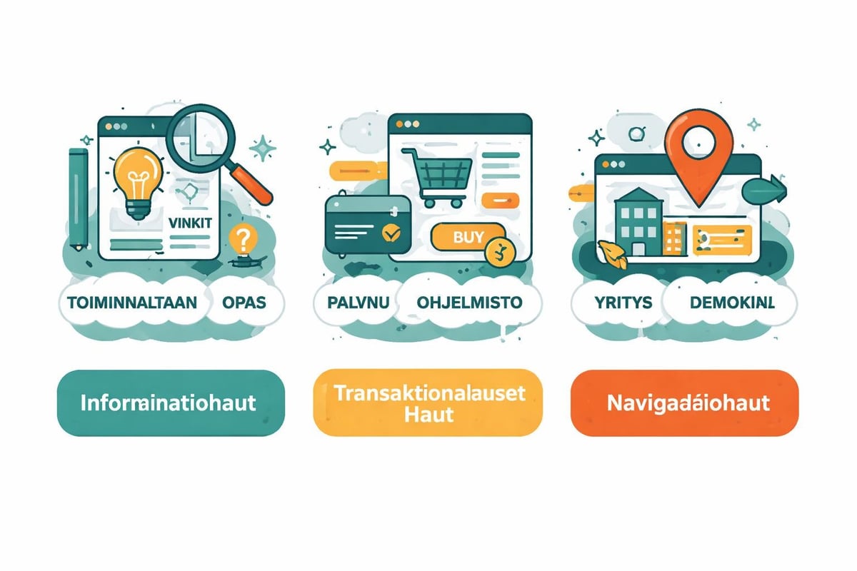 Avainsanojen tyypit ja käyttötarkoitukset