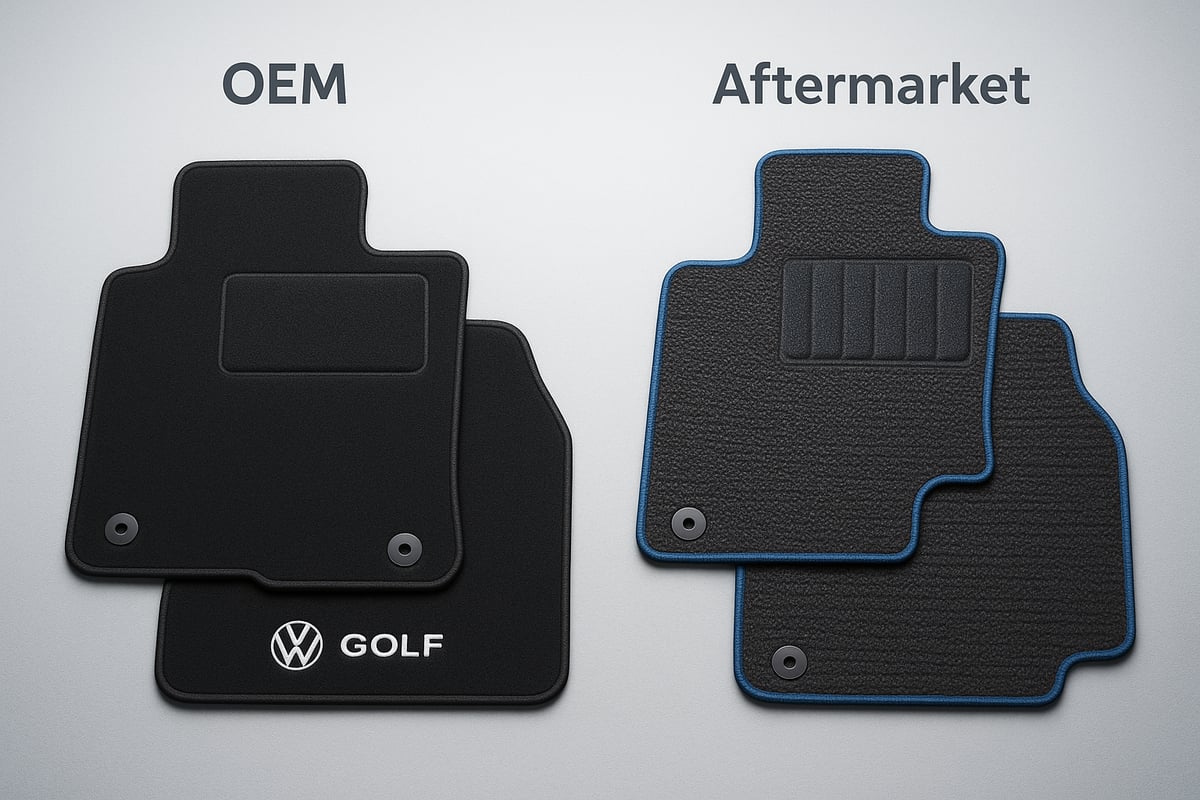 OEM vs. Aftermarket Golf 7 Floor Mats: What’s Right for You?