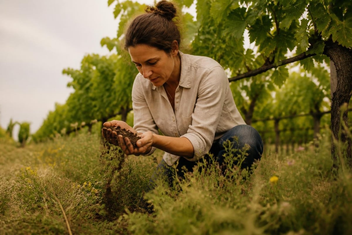 Organic vineyard ecosystem